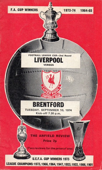 Match programme